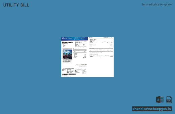 Philippinische Globe myBusiness-Stromrechnung (2 Seiten), Version 2 – Beispielvorschau